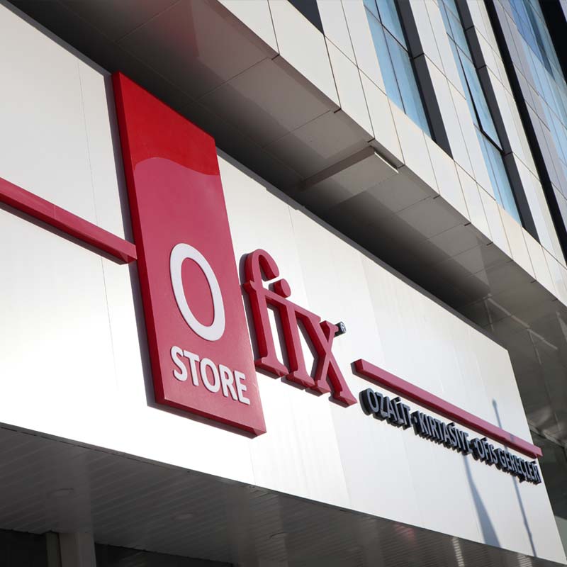 Ofix Store Tabela İmalatı